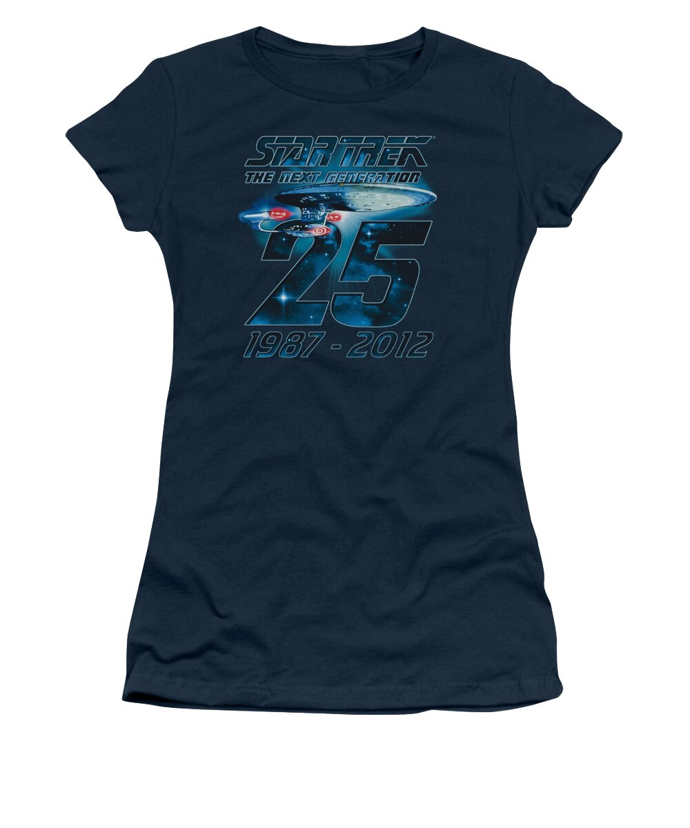 Star Trek Women's T-Shirt featuring the digital art Star Trek - Enterprise 25 by Brand A