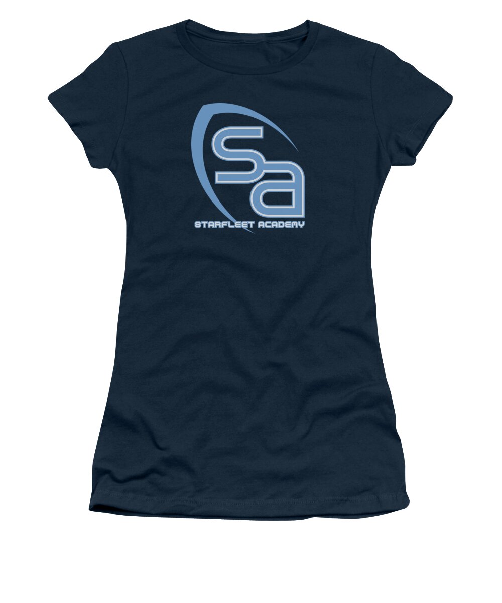 Star Trek Women's T-Shirt featuring the digital art Star Trek - Sa Logo by Brand A