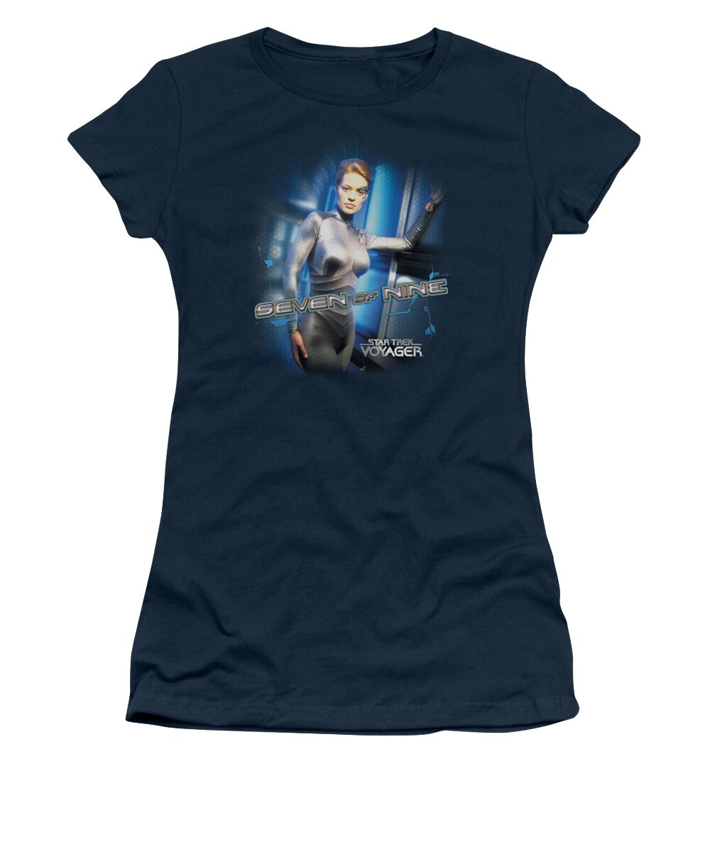 Star Trek Women's T-Shirt featuring the digital art Star Trek - Seven Of Nine by Brand A