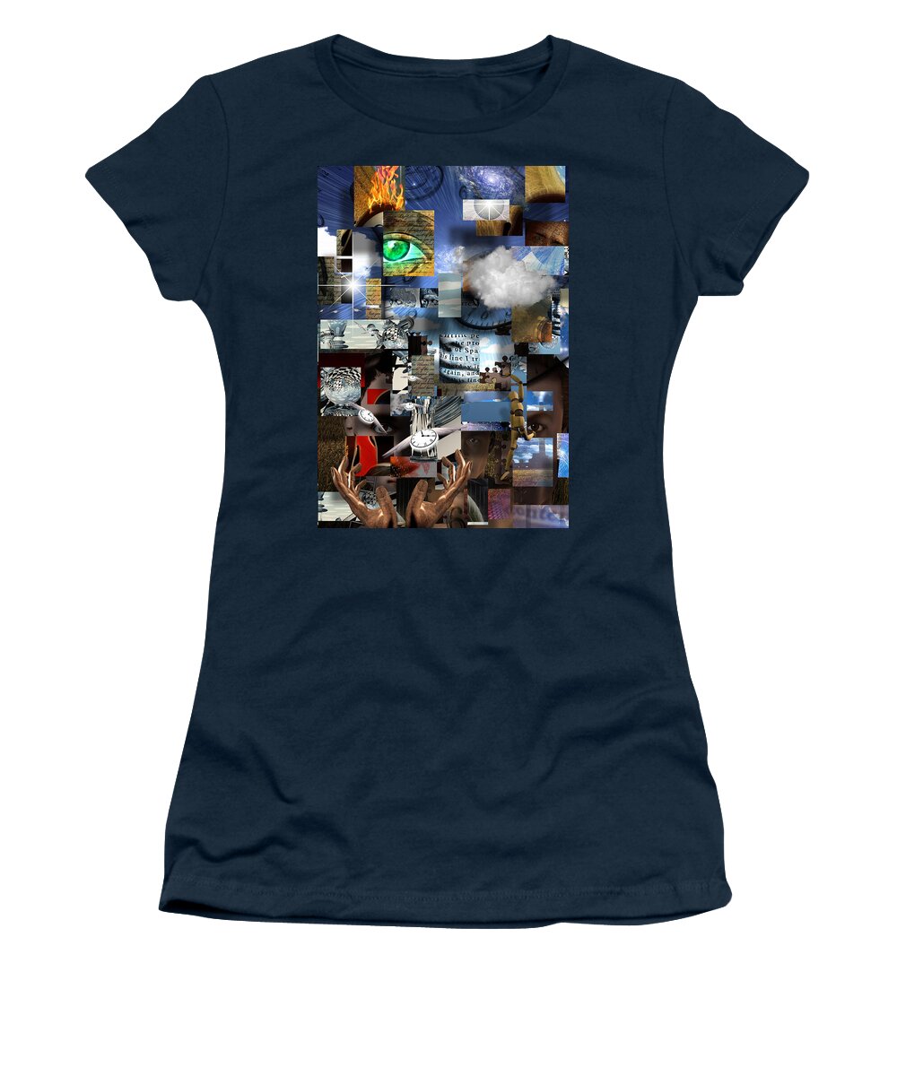 Surreal Women's T-Shirt featuring the digital art Sum of Us by Bruce Rolff