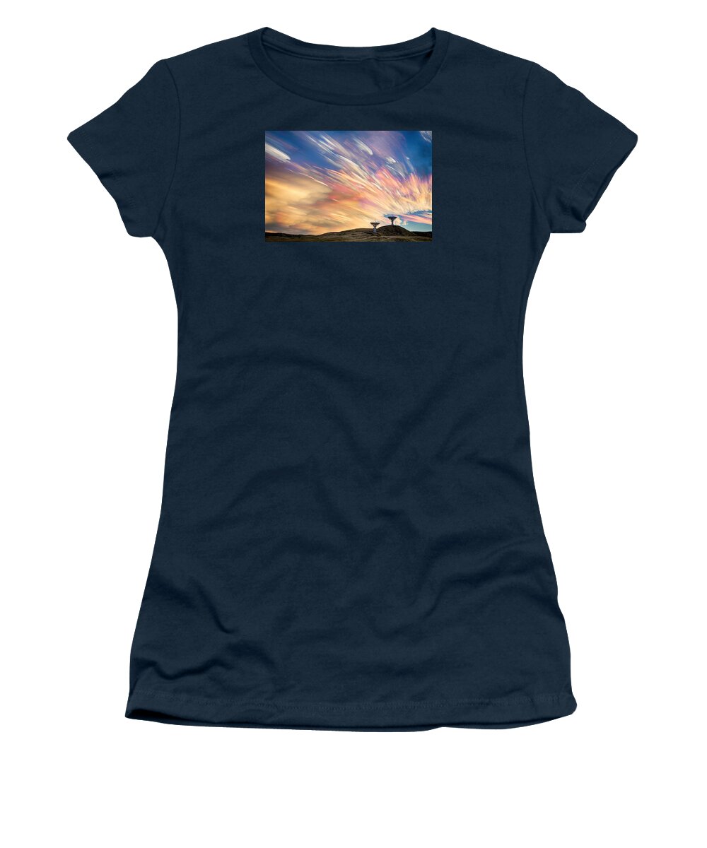 Sunsets Women's T-Shirt featuring the photograph Sunset From Another Planet by James BO Insogna