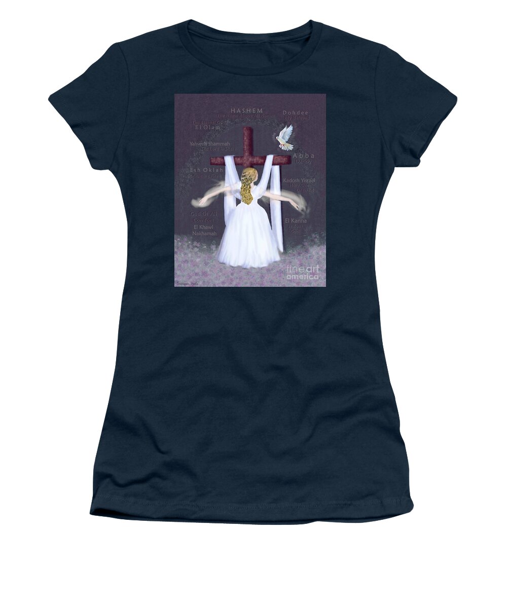 Prophetic Women's T-Shirt featuring the digital art Surrender 2 by Constance Woods
