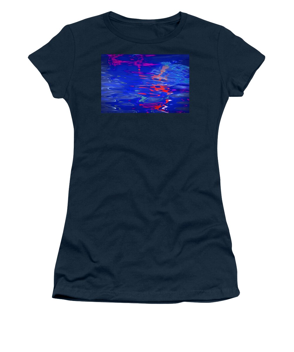 Reflections Women's T-Shirt featuring the photograph Swimming Pool Reflections by Randall Nyhof