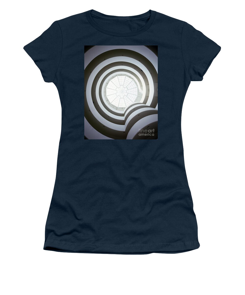 Usa Women's T-Shirt featuring the photograph The Guggenheim Museum by Rafael Macia