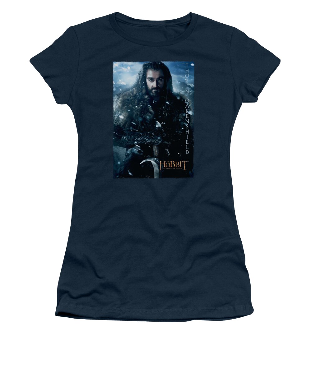The Hobbit Women's T-Shirt featuring the digital art The Hobbit - Thorin Poster by Brand A