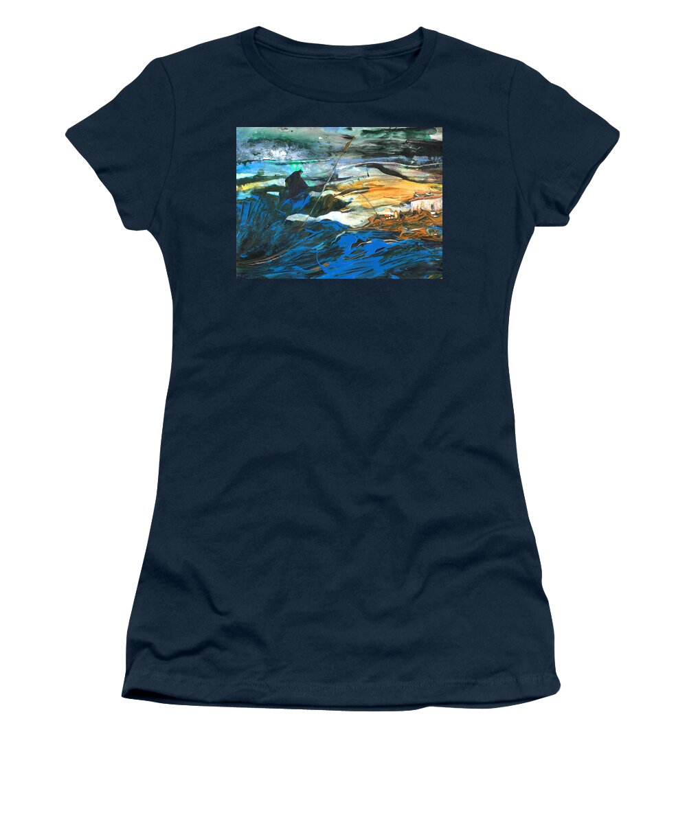 Fantasy Women's T-Shirt featuring the painting The Mage by Miki De Goodaboom
