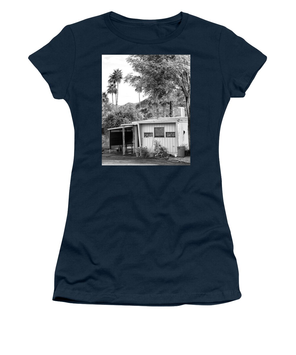 Trees Women's T-Shirt featuring the photograph THE SIMPLE LIFE Coachella Valley CA by William Dey
