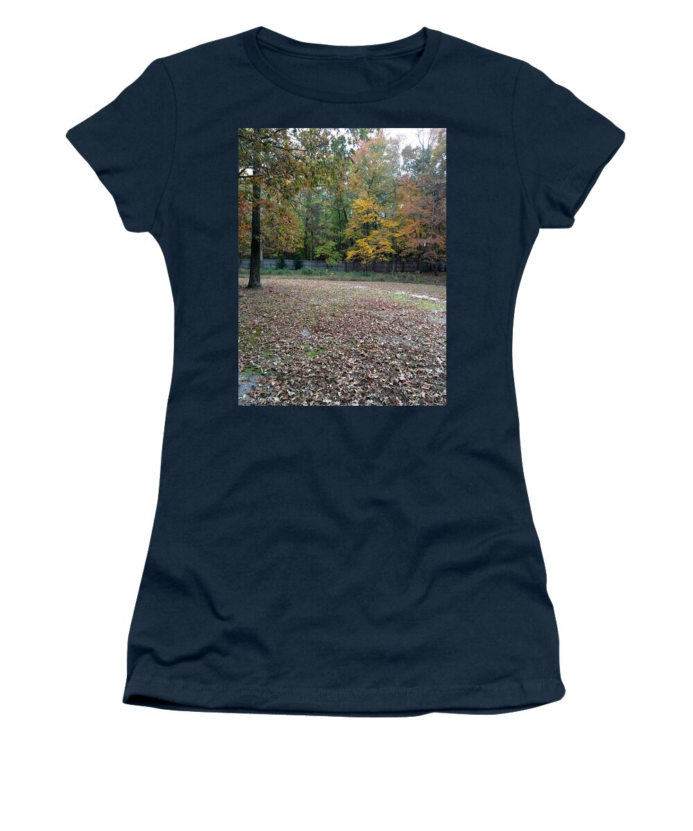 Trees Women's T-Shirt featuring the photograph The Start Of Fall by Chris W Photography AKA Christian Wilson