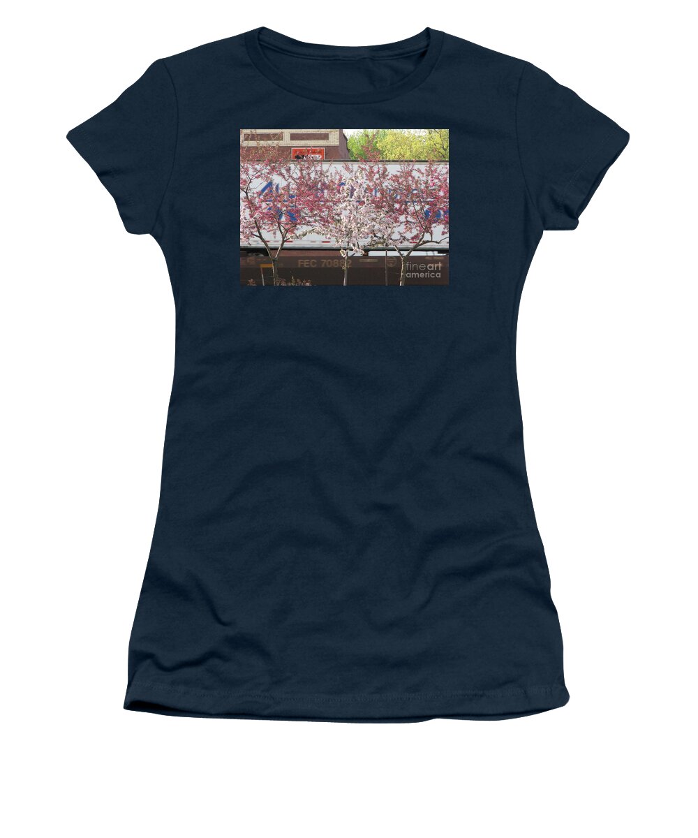 Train Women's T-Shirt featuring the photograph Train Tracks by Michael Krek