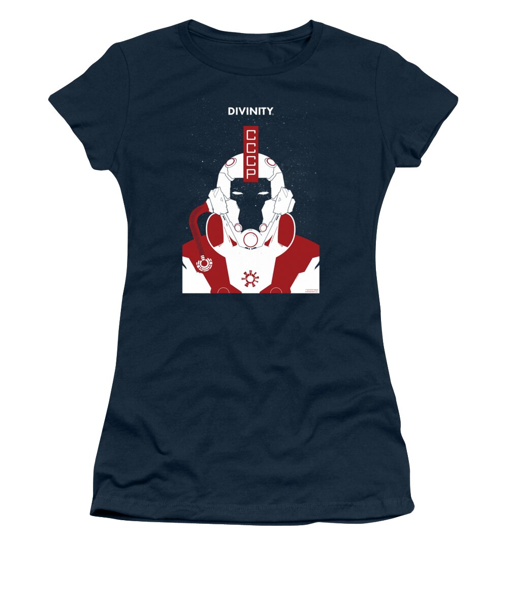  Women's T-Shirt featuring the digital art Valiant - Divinity Helmet by Brand A