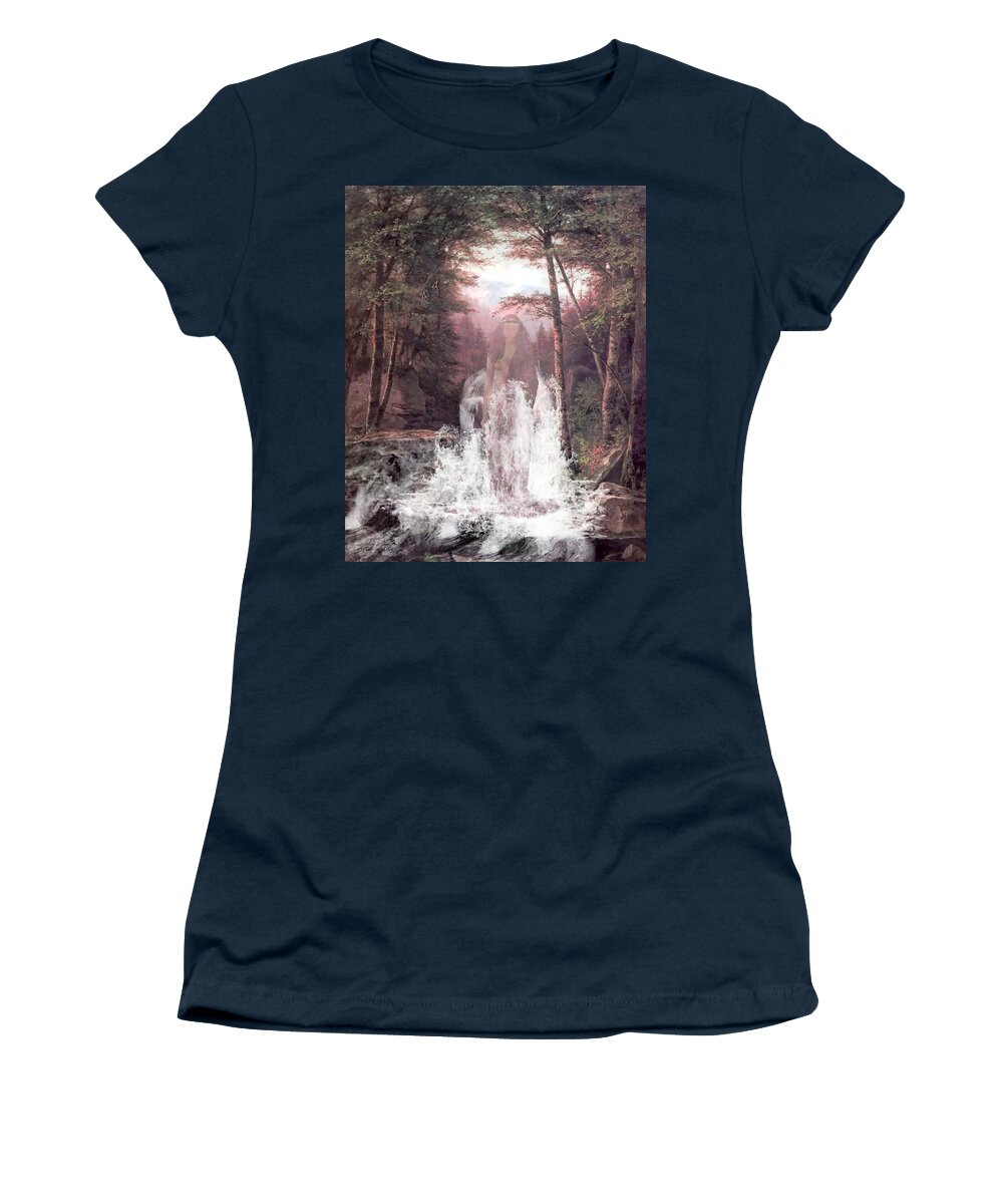 Fine Art Women's T-Shirt featuring the digital art Venus by Torie Tiffany