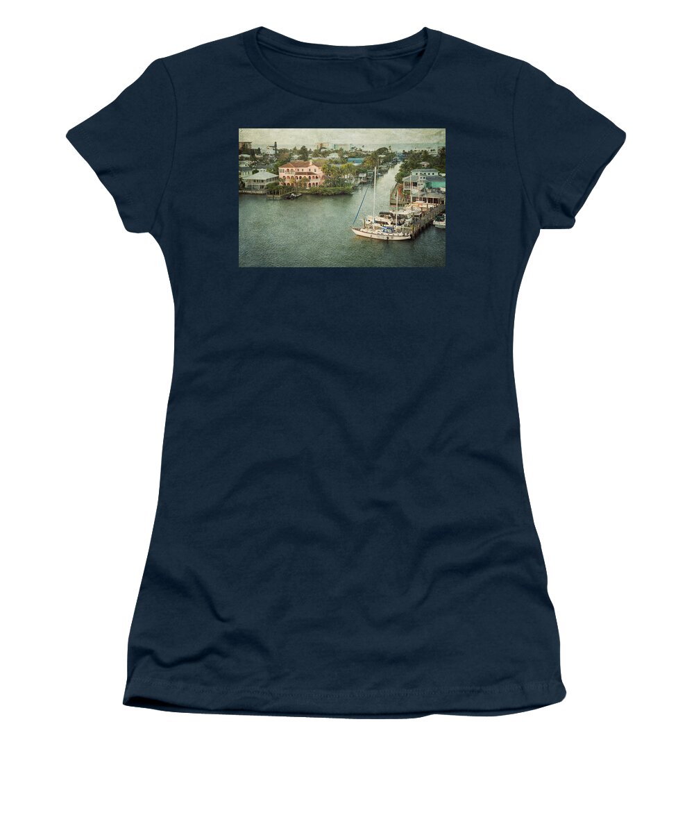 Fort Myers Beach Women's T-Shirt featuring the photograph View at Fort Myers Beach - Florida by Kim Hojnacki