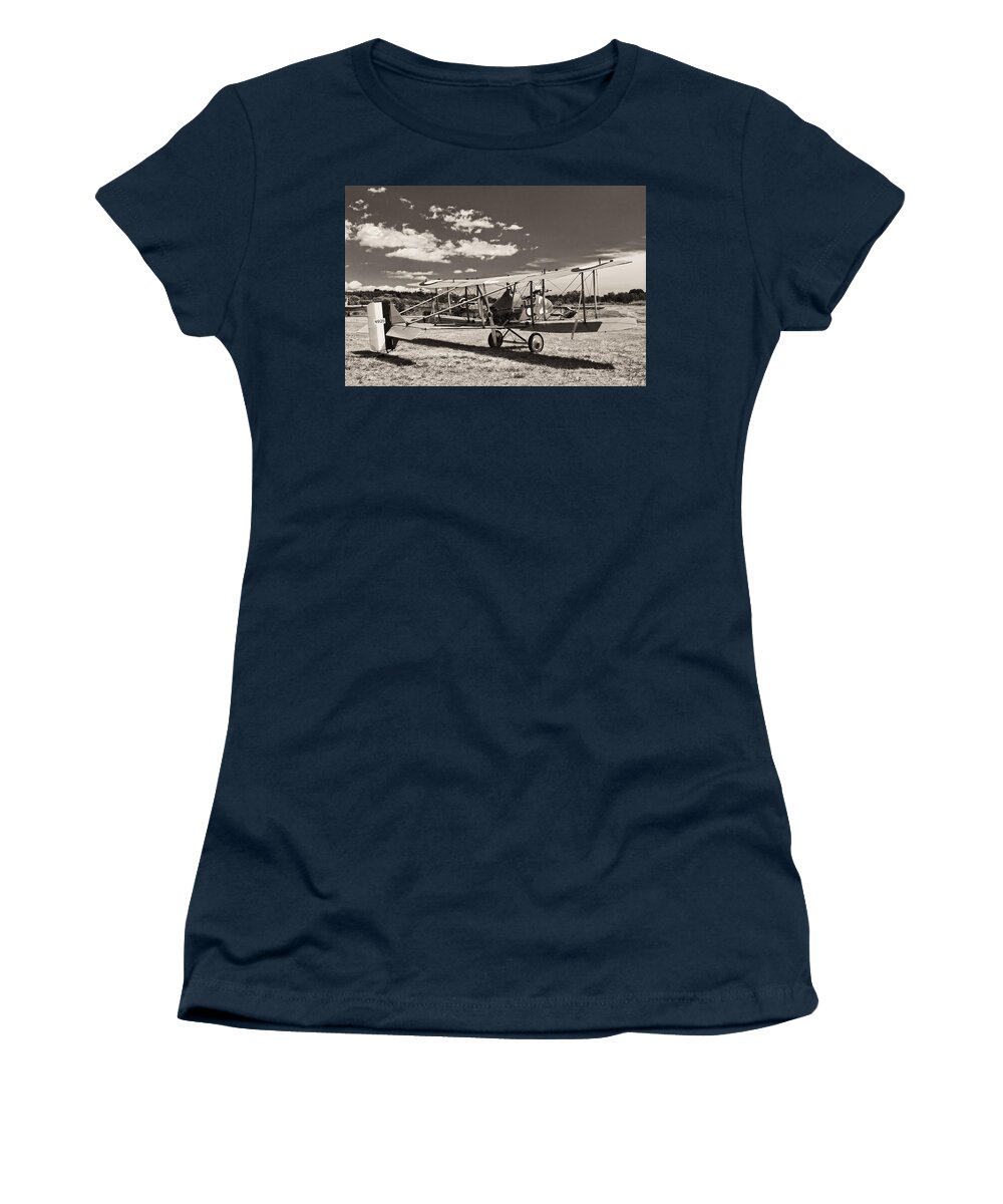 1916 Royal Aircraft F.e.8 Women's T-Shirt featuring the photograph Vintage World War One 1916 Royal Aircraft F.E.8 by Keith Webber Jr