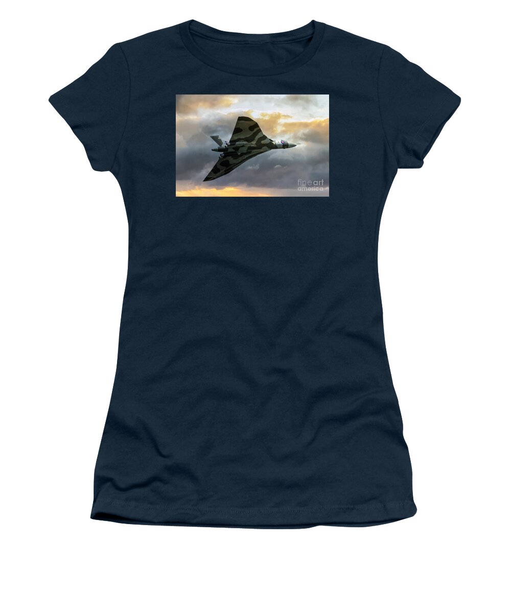 Avro Vulcan Bomber Women's T-Shirt featuring the digital art Vulcan Pride by Airpower Art