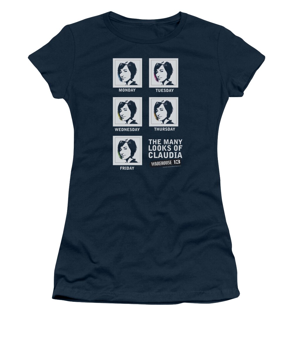Warehouse 13 Women's T-Shirt featuring the digital art Warehouse 13 - Many Looks by Brand A