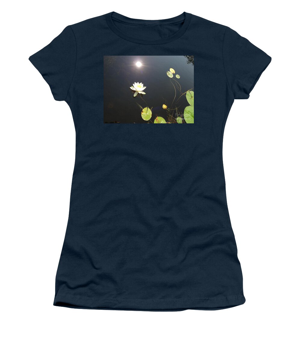 Water Lily Women's T-Shirt featuring the photograph Water Lily by Laurel Best