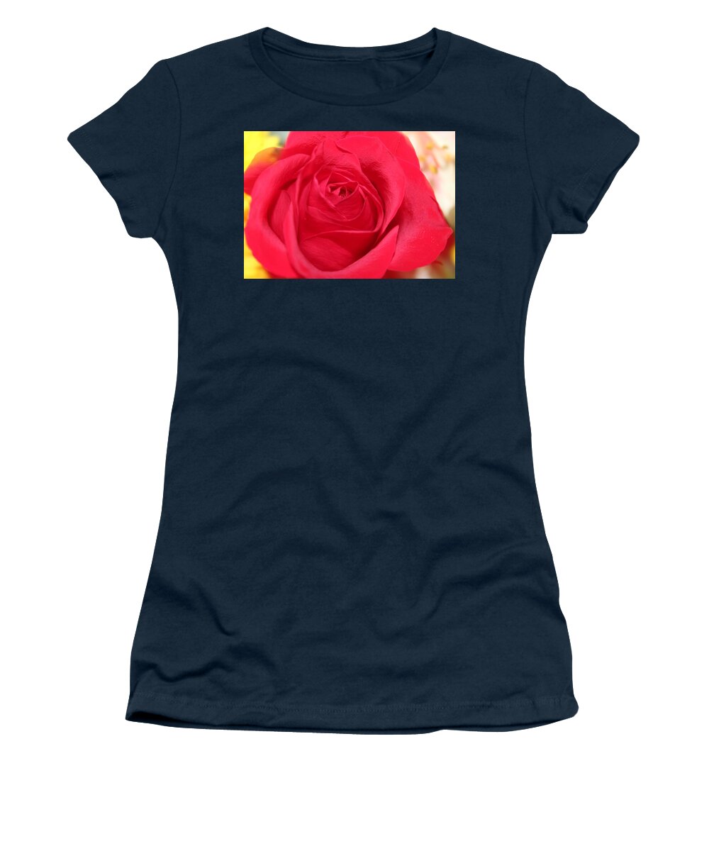 Rose Women's T-Shirt featuring the photograph With Love by Judy Palkimas