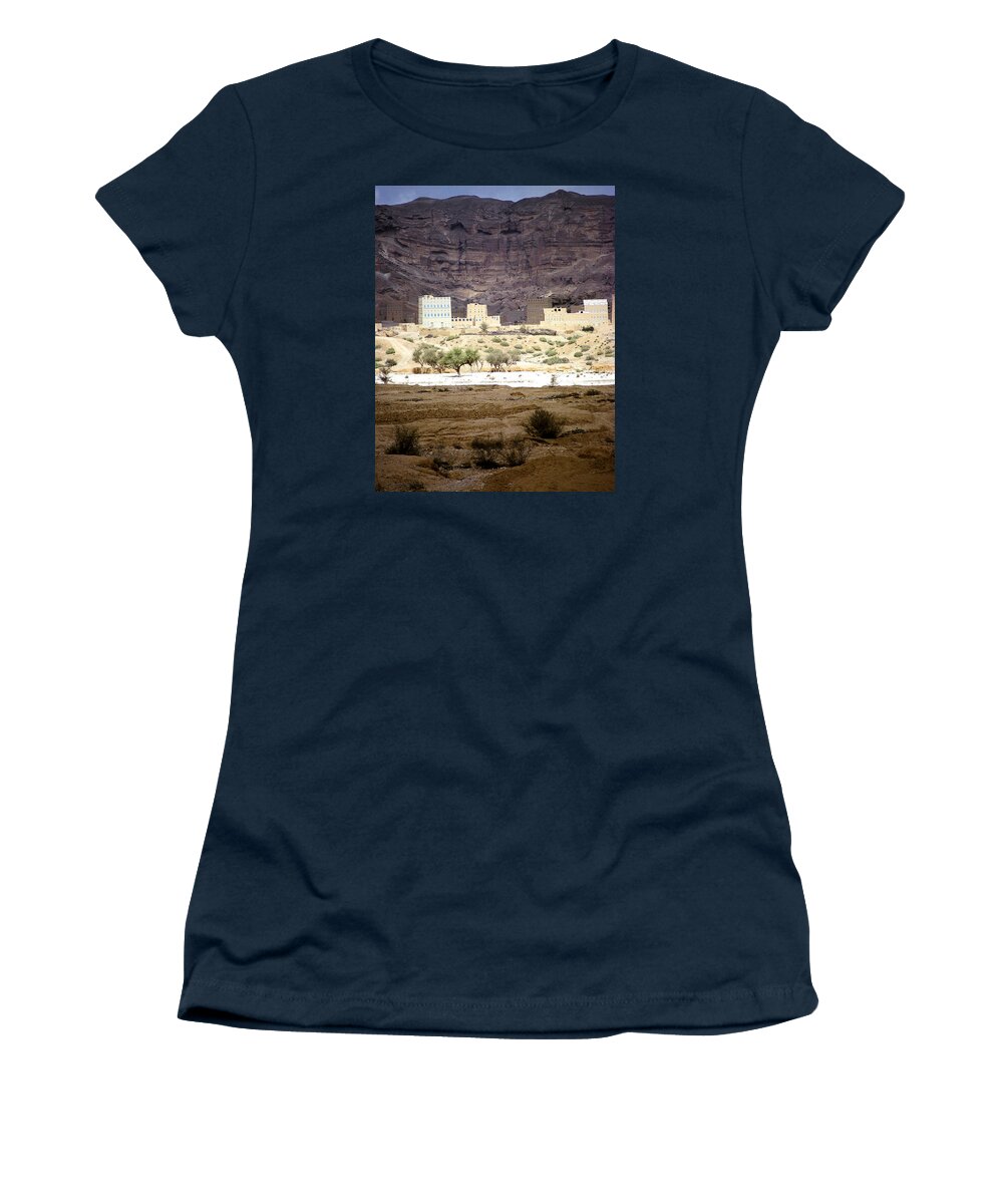 Yemen Women's T-Shirt featuring the photograph Yemeni Village by Robert Woodward