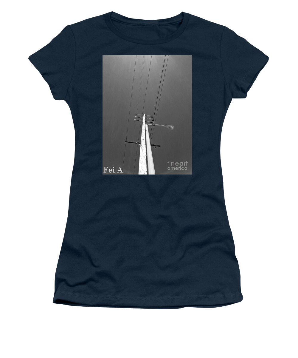 Urban Women's T-Shirt featuring the photograph Yield Communication by Fei A