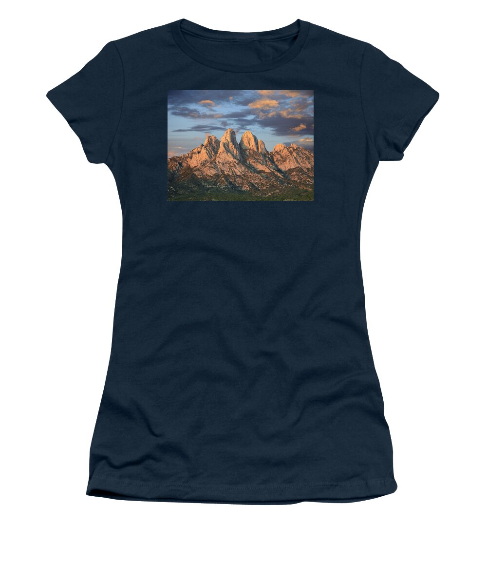 00438928 Women's T-Shirt featuring the photograph Organ Mountains Near Las Cruces New #1 by Tim Fitzharris