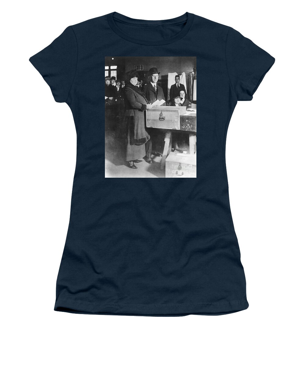 1920 Women's T-Shirt featuring the photograph Alfred Emanuel Smith #2 by Granger