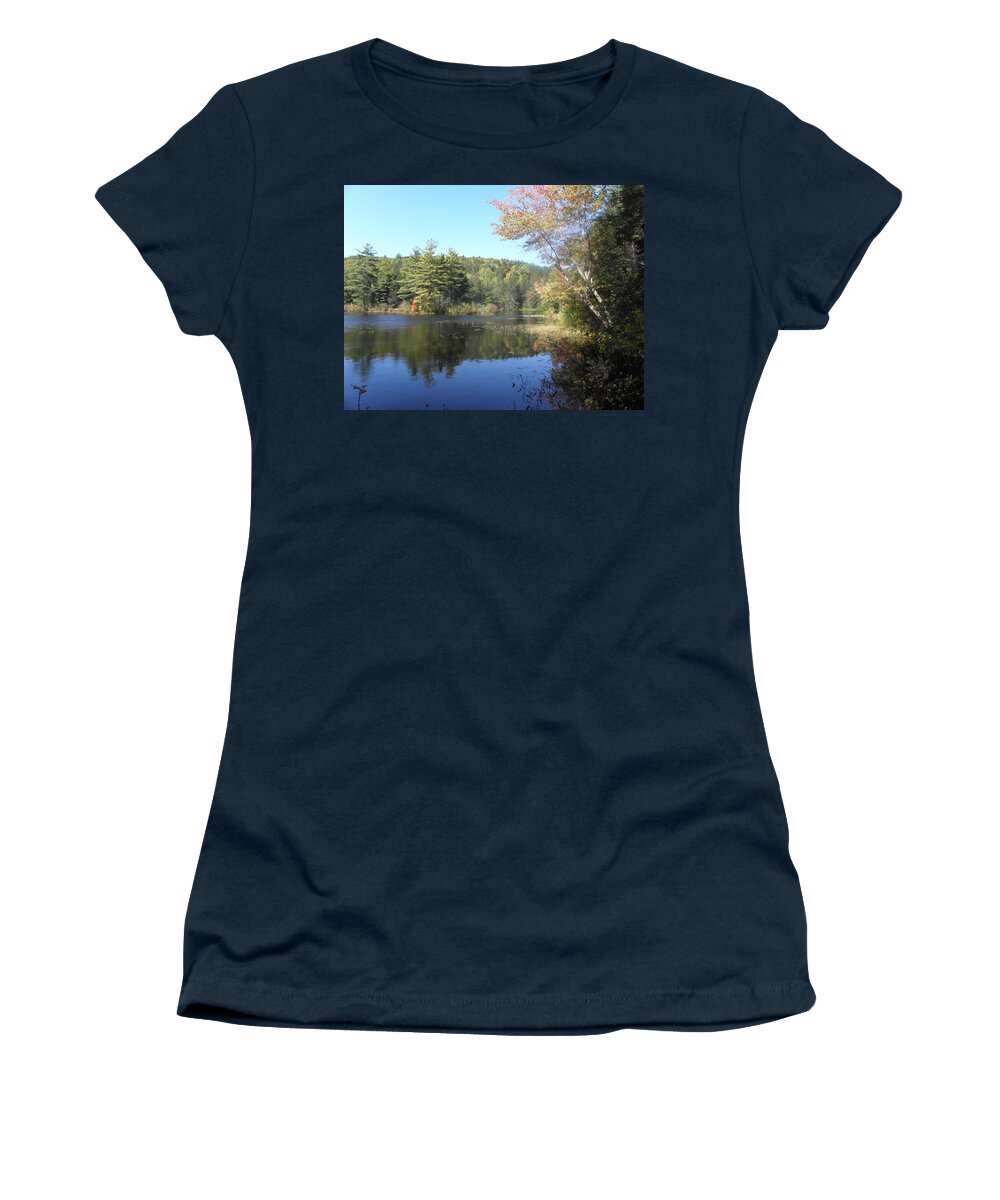 Fall Women's T-Shirt featuring the photograph Fall in New England #2 by Kim Galluzzo