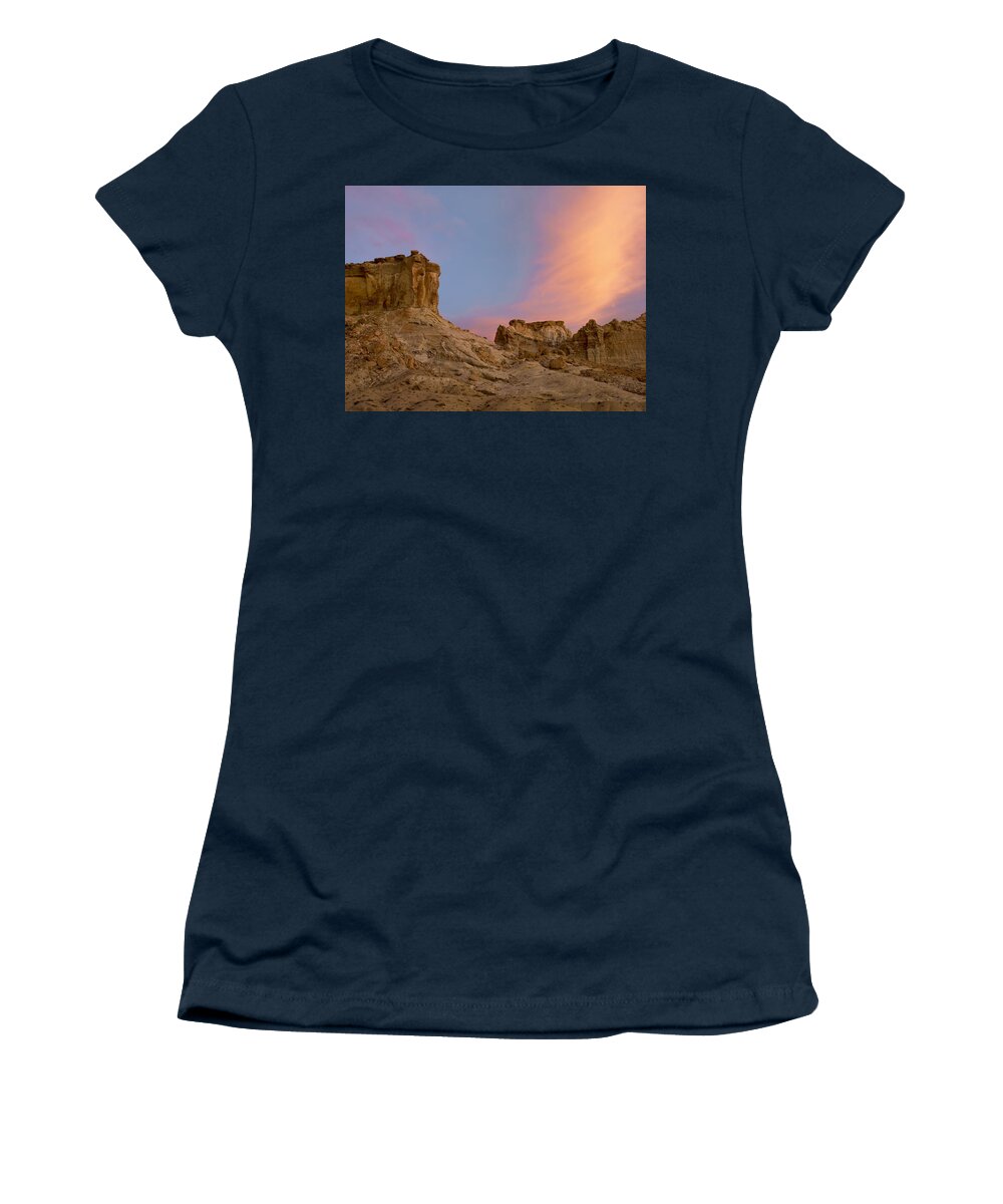00175556 Women's T-Shirt featuring the photograph Sandstone Formations In Kaiparowits #2 by Tim Fitzharris