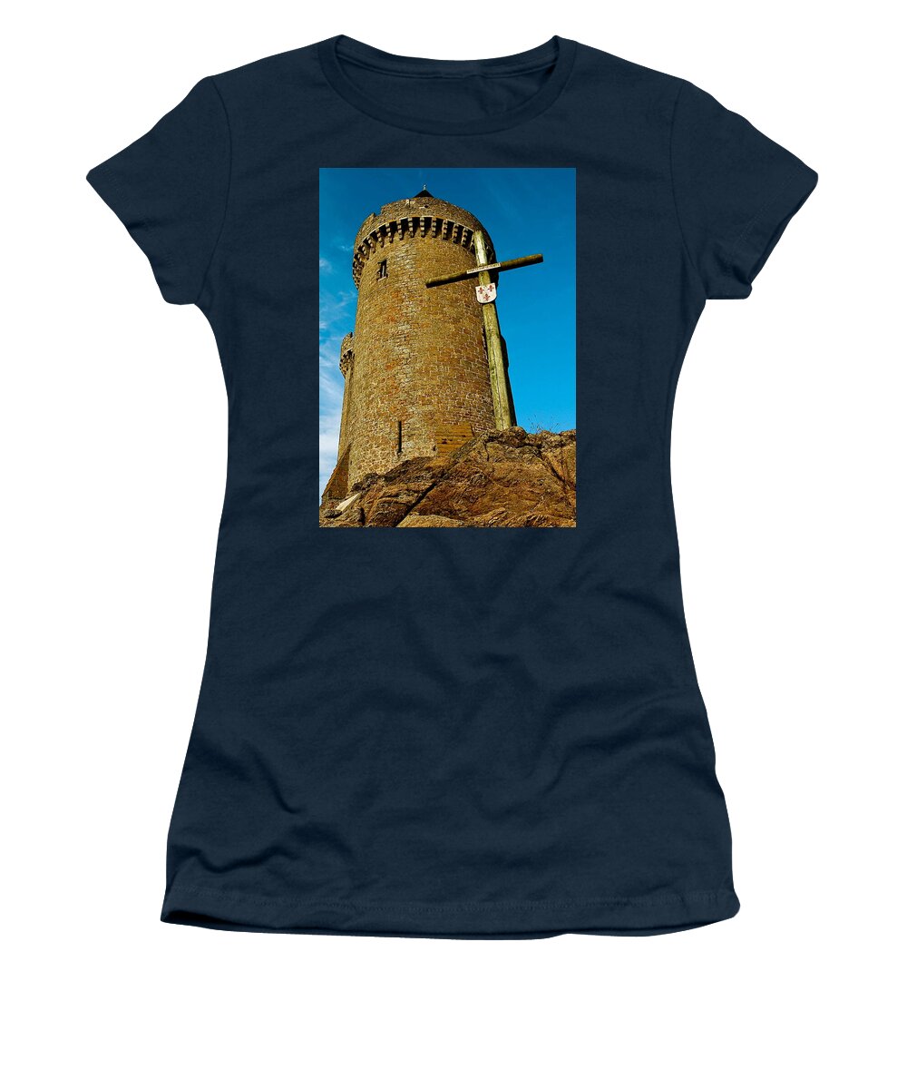 Solidor And Cross Women's T-Shirt featuring the photograph Solidor and Cross by Elf EVANS