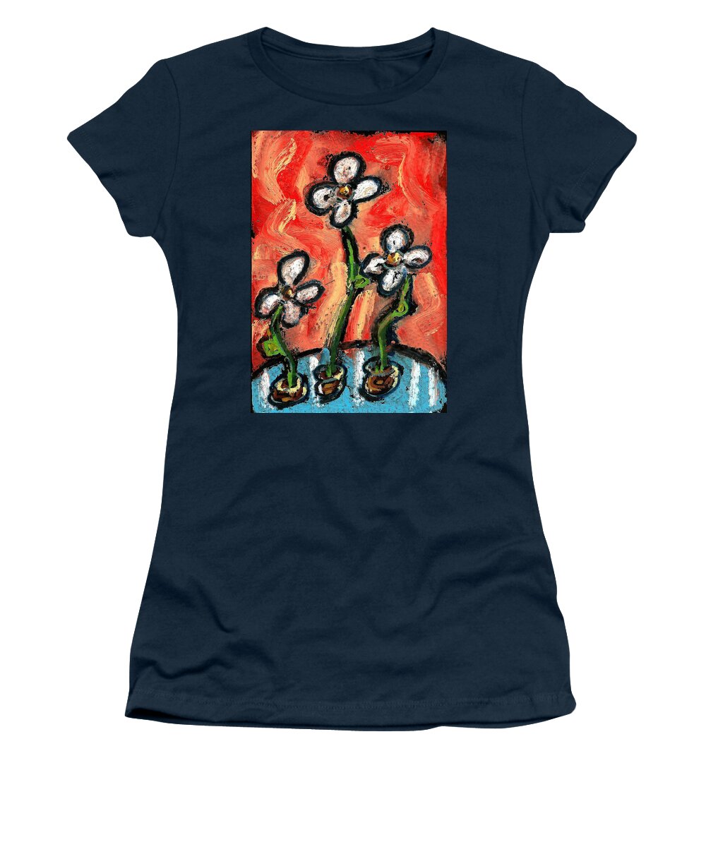 • Abstract  Women's T-Shirt featuring the painting Untitled 2011 #3 by Gustavo Ramirez