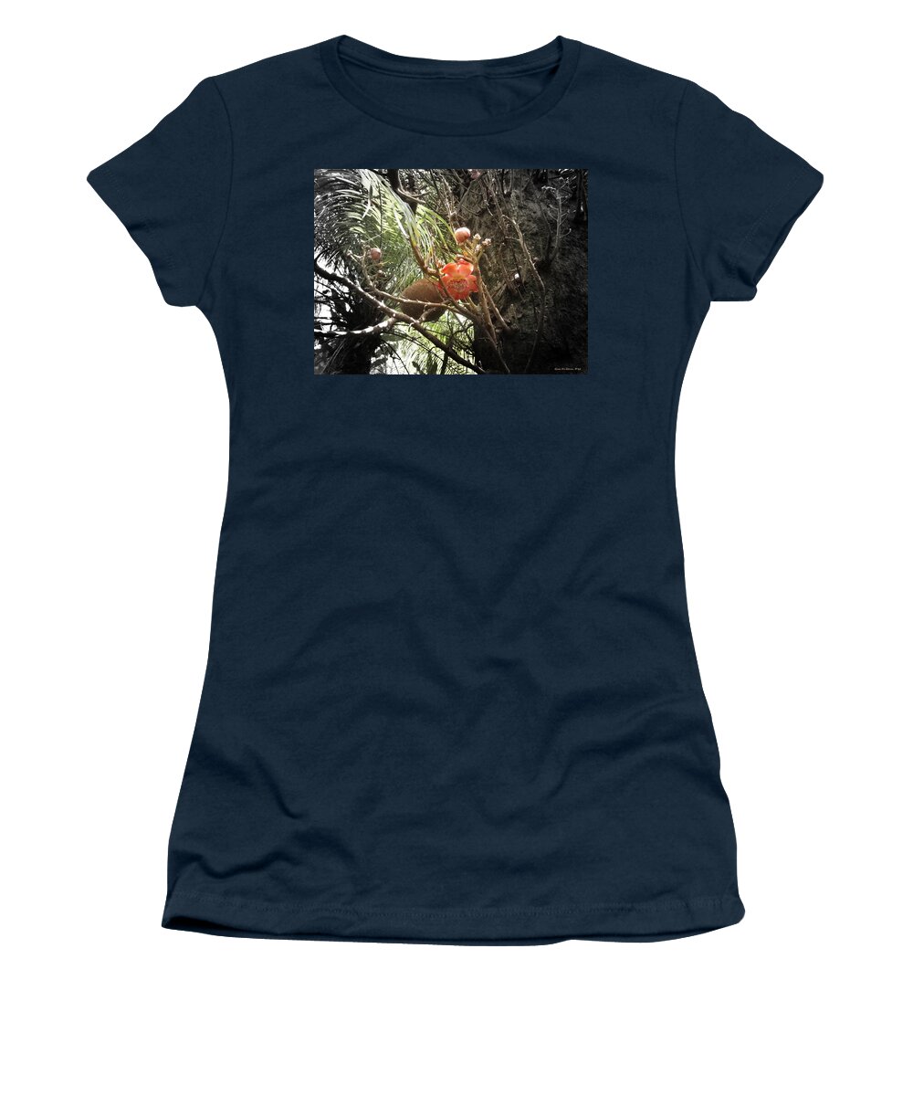 Flowers Women's T-Shirt featuring the photograph Tropical Flowers #6 by Gina De Gorna