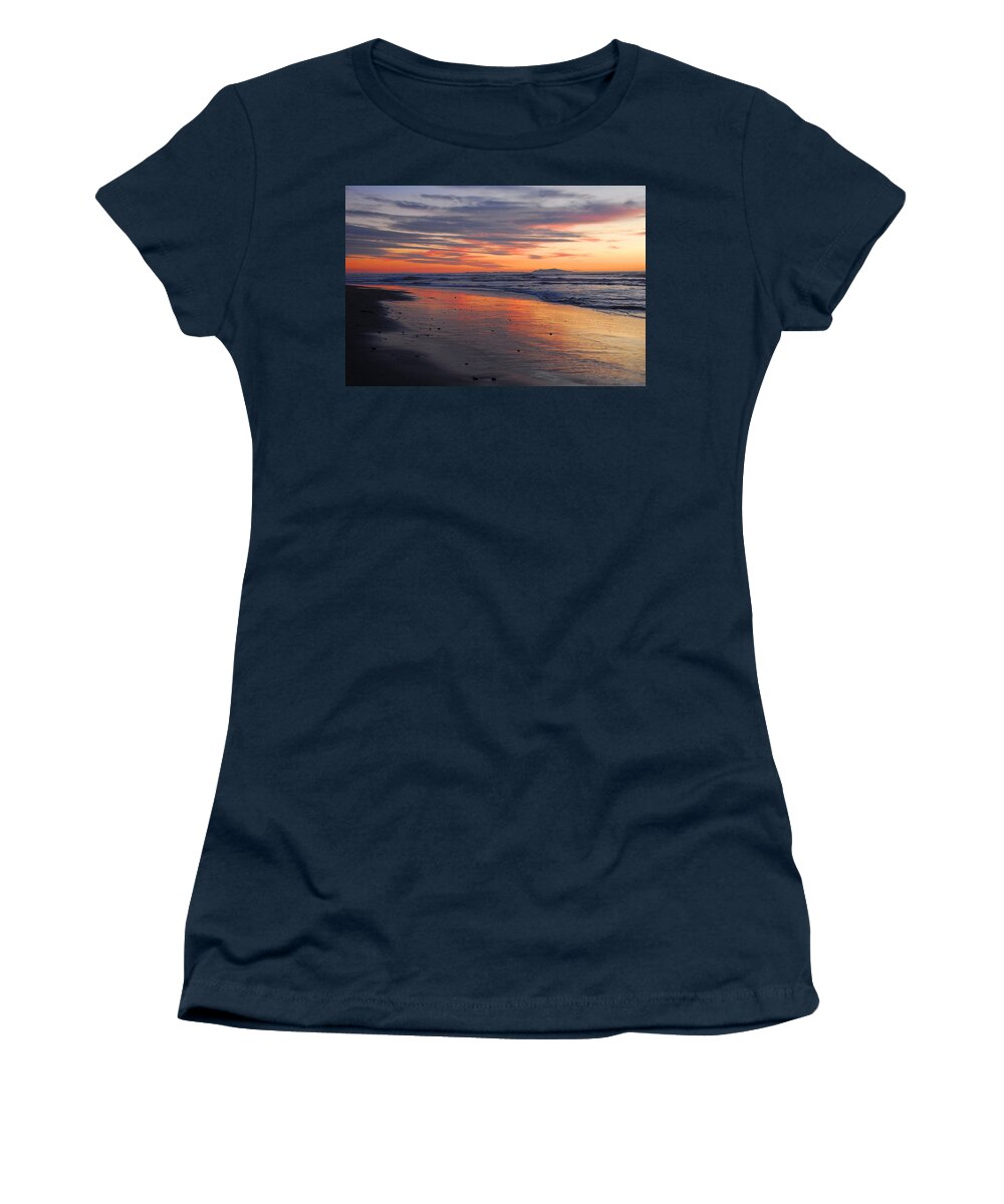 Ocean Women's T-Shirt featuring the photograph A Passion for Purple by Lynn Bauer