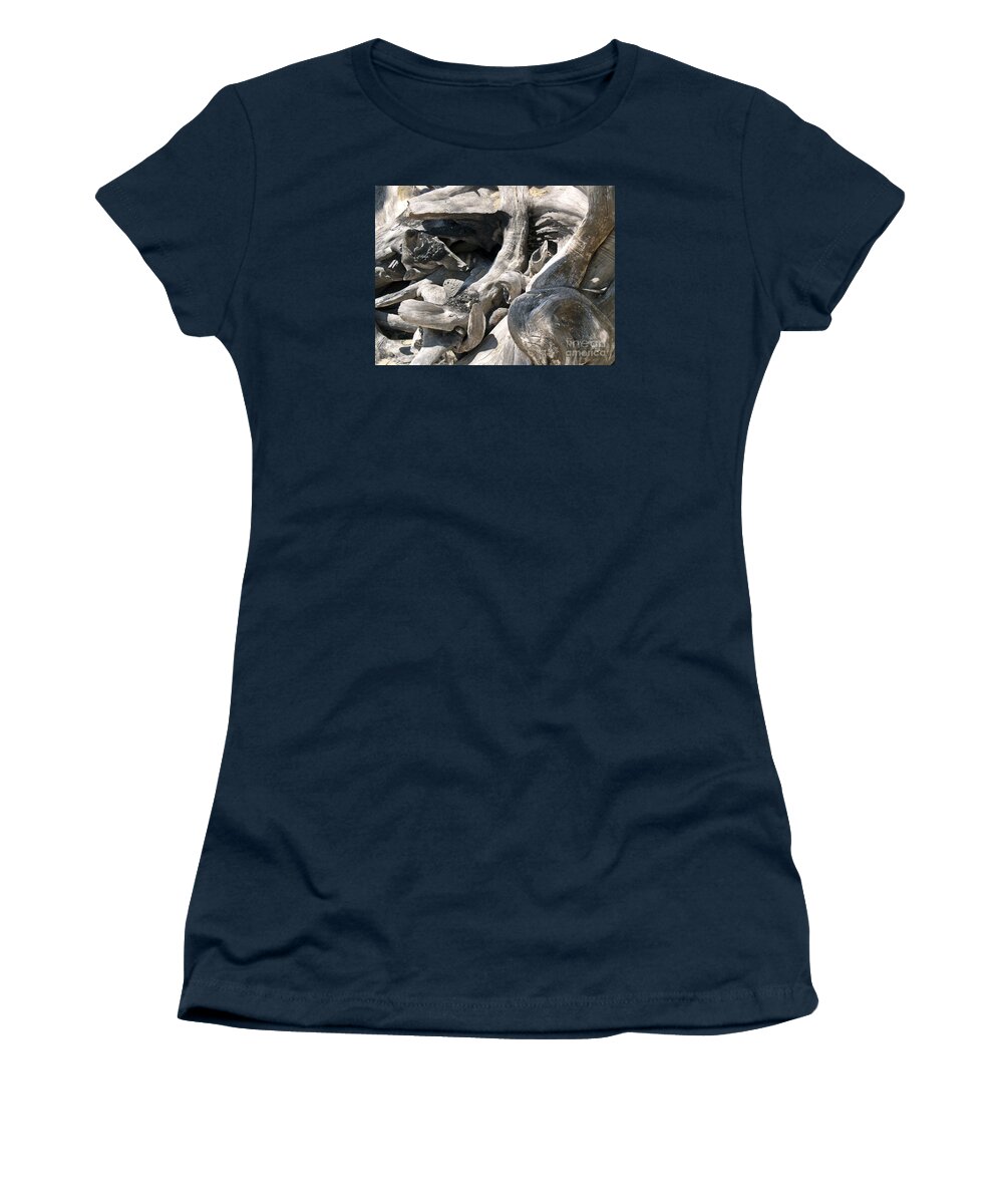 Fine Art Photography Women's T-Shirt featuring the photograph Driftwood by Patricia Griffin Brett