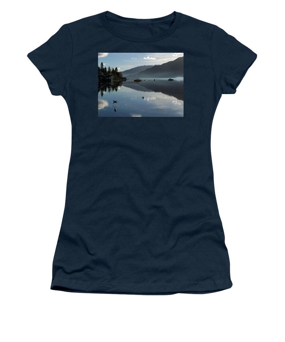 Lochgoilhead. Loch Goil Women's T-Shirt featuring the photograph Lochgoilhead by Lynn Bolt