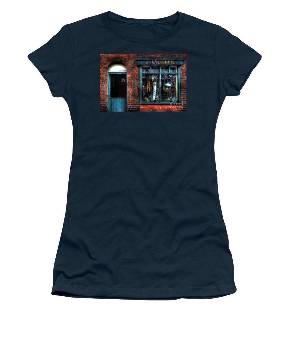 Art Women's T-Shirt featuring the photograph Pawnbroker's Shop by Yhun Suarez