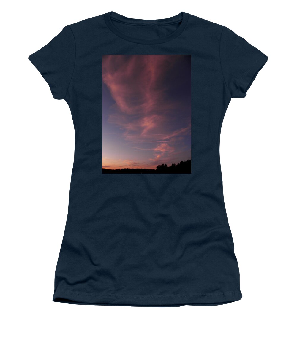 Pink Women's T-Shirt featuring the photograph Pink Swirls Of Beauty by Kim Galluzzo