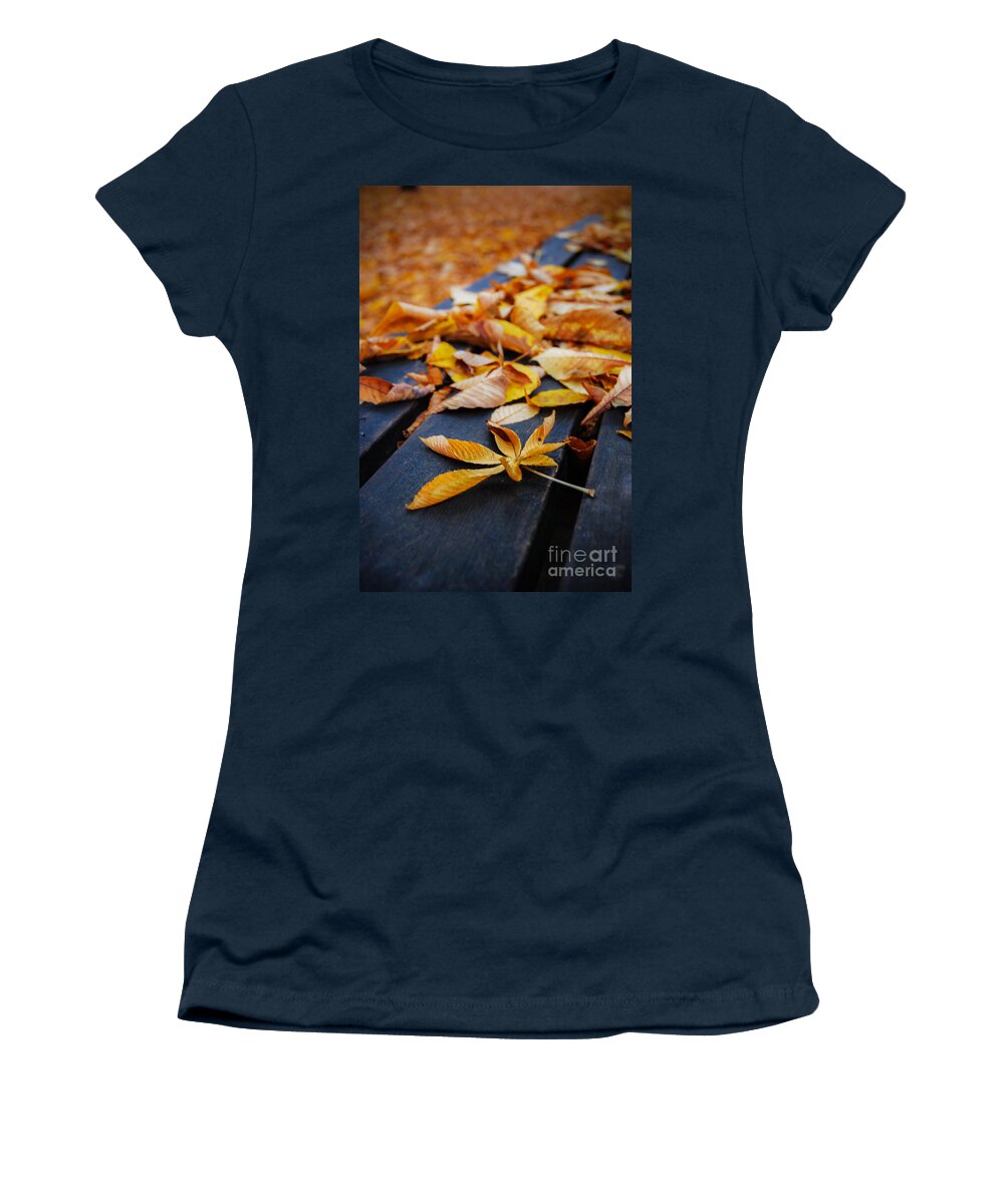 Time Women's T-Shirt featuring the photograph Resting Autumn by Hannes Cmarits