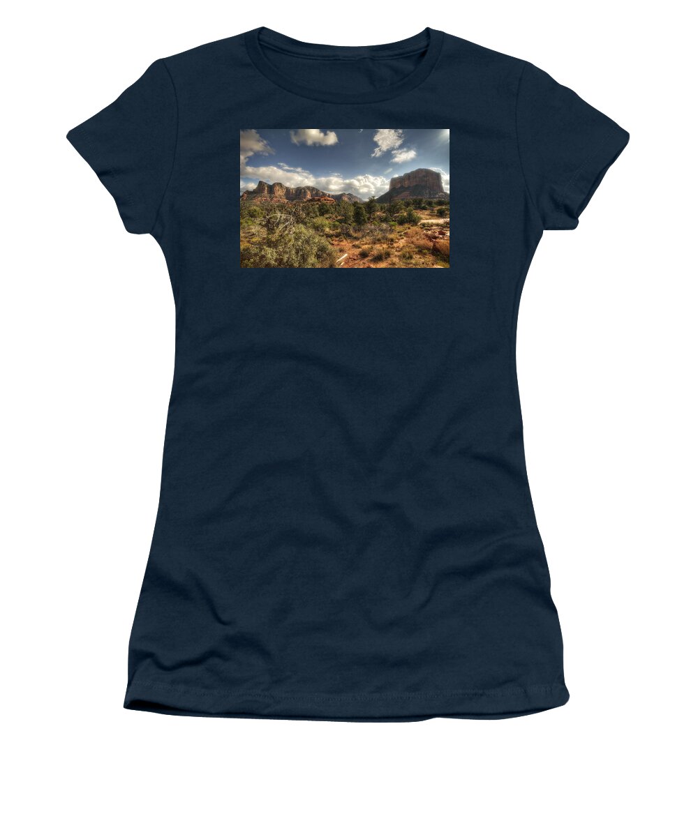 Sedona Women's T-Shirt featuring the photograph Serenity of Sedona by Saija Lehtonen