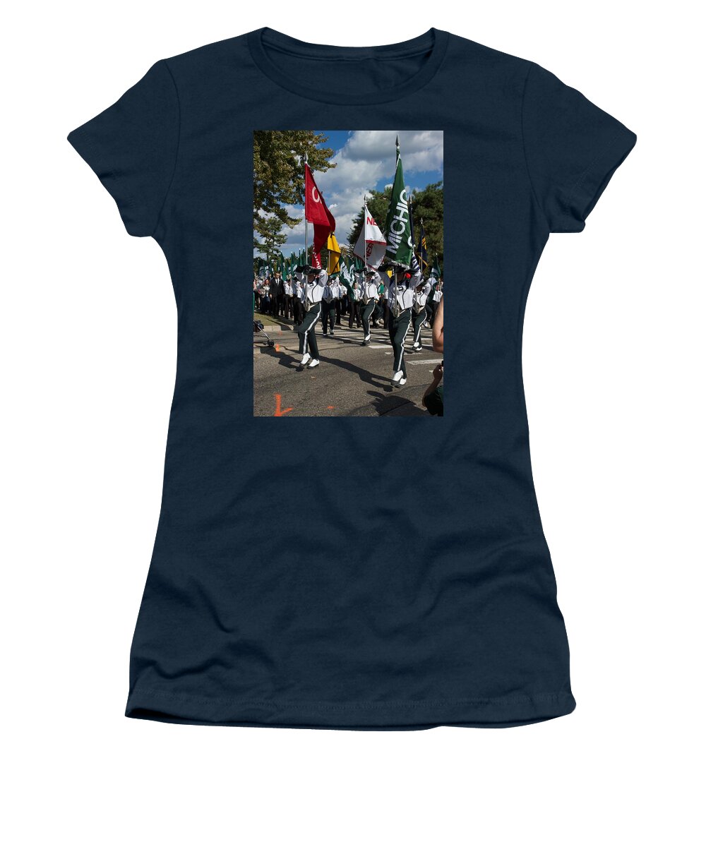 Band Women's T-Shirt featuring the photograph To the Field by Joseph Yarbrough