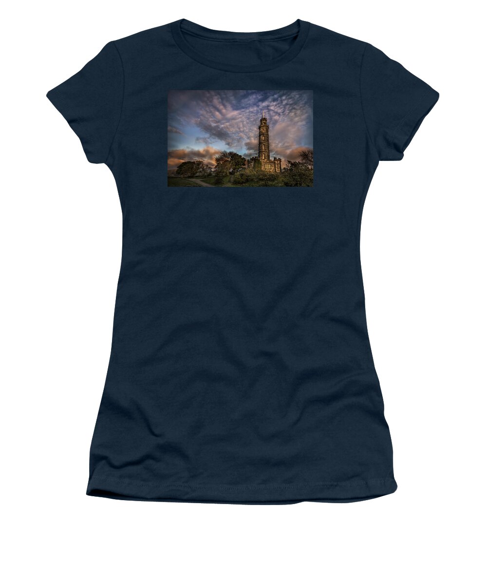 Sunset Women's T-Shirt featuring the photograph Twilight Painter by Evelina Kremsdorf