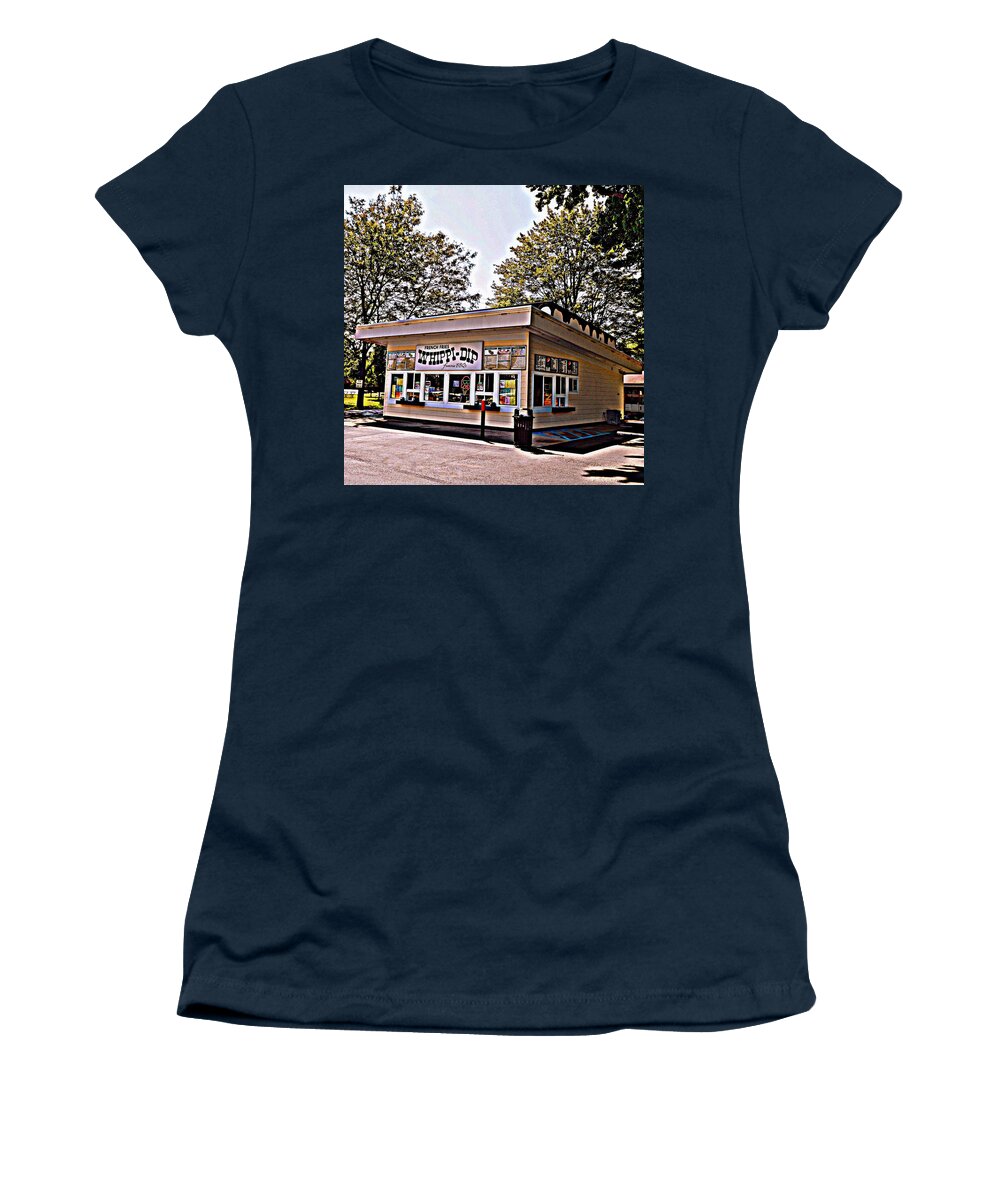 Ice Cream Women's T-Shirt featuring the photograph Whippi Dip by Michelle Calkins