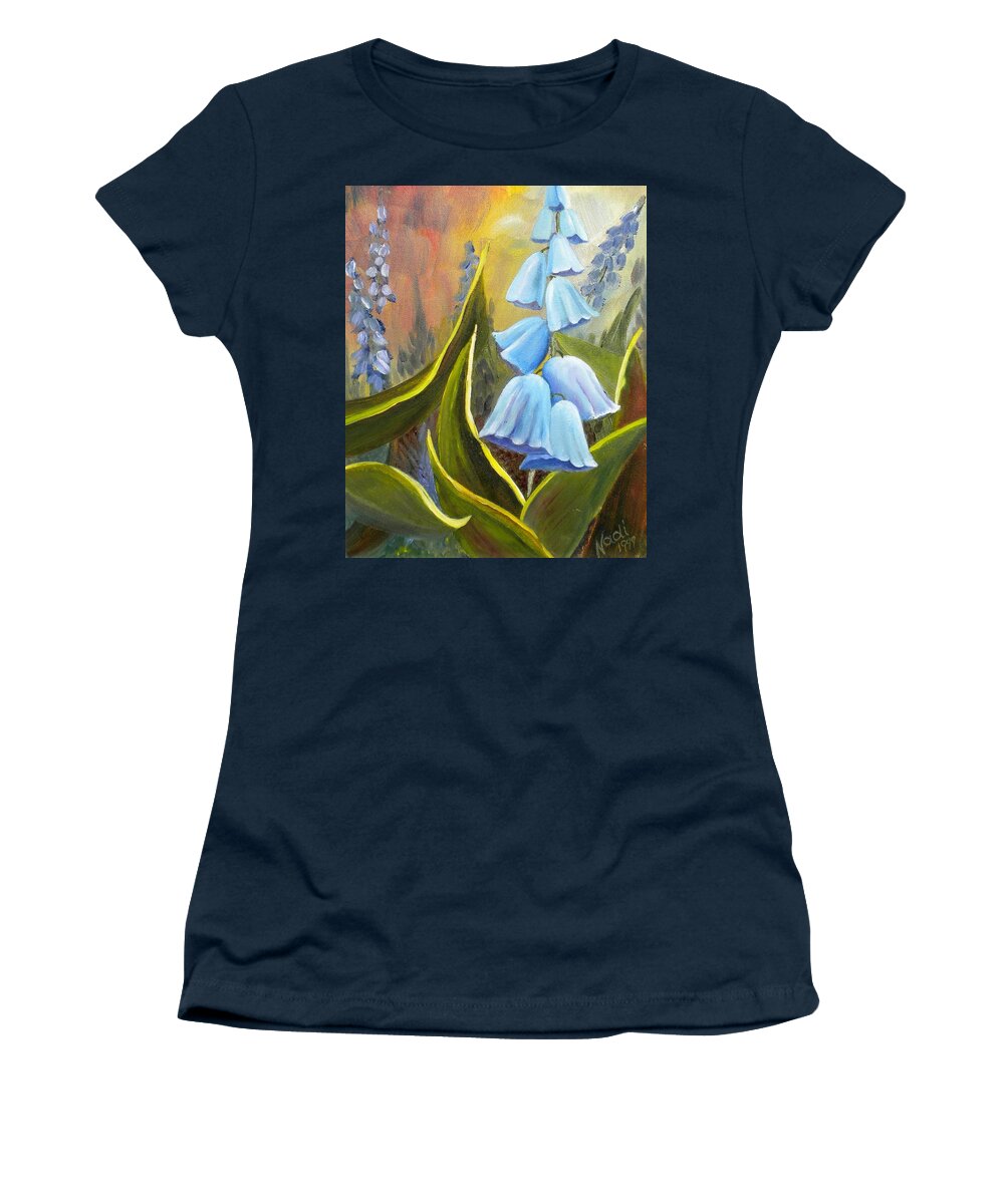 Blue Bells Women's T-Shirt featuring the photograph Baby Blues #2 by Renate Wesley