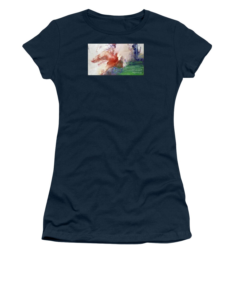 Enamel Women's T-Shirt featuring the painting Carla's Dream #2 by Ritchard Rodriguez