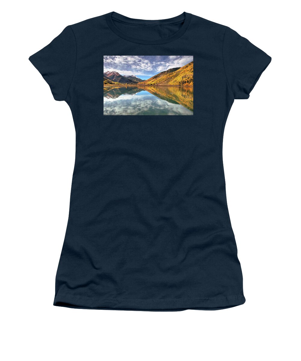 Colorado Women's T-Shirt featuring the photograph Crystal Lake #1 by Steve Stuller