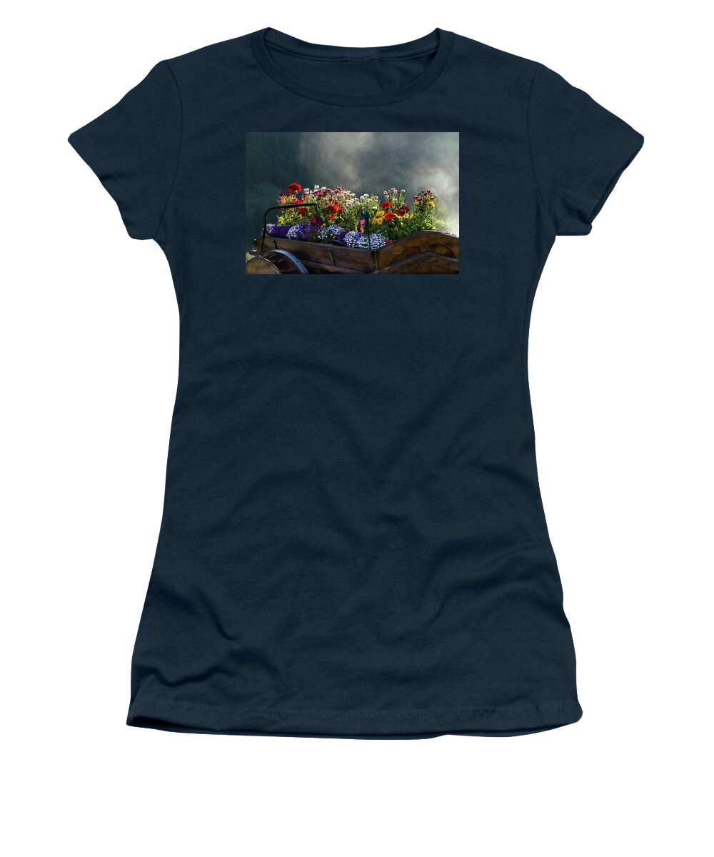Flower Women's T-Shirt featuring the photograph Flowers #2 by Paul MAURICE