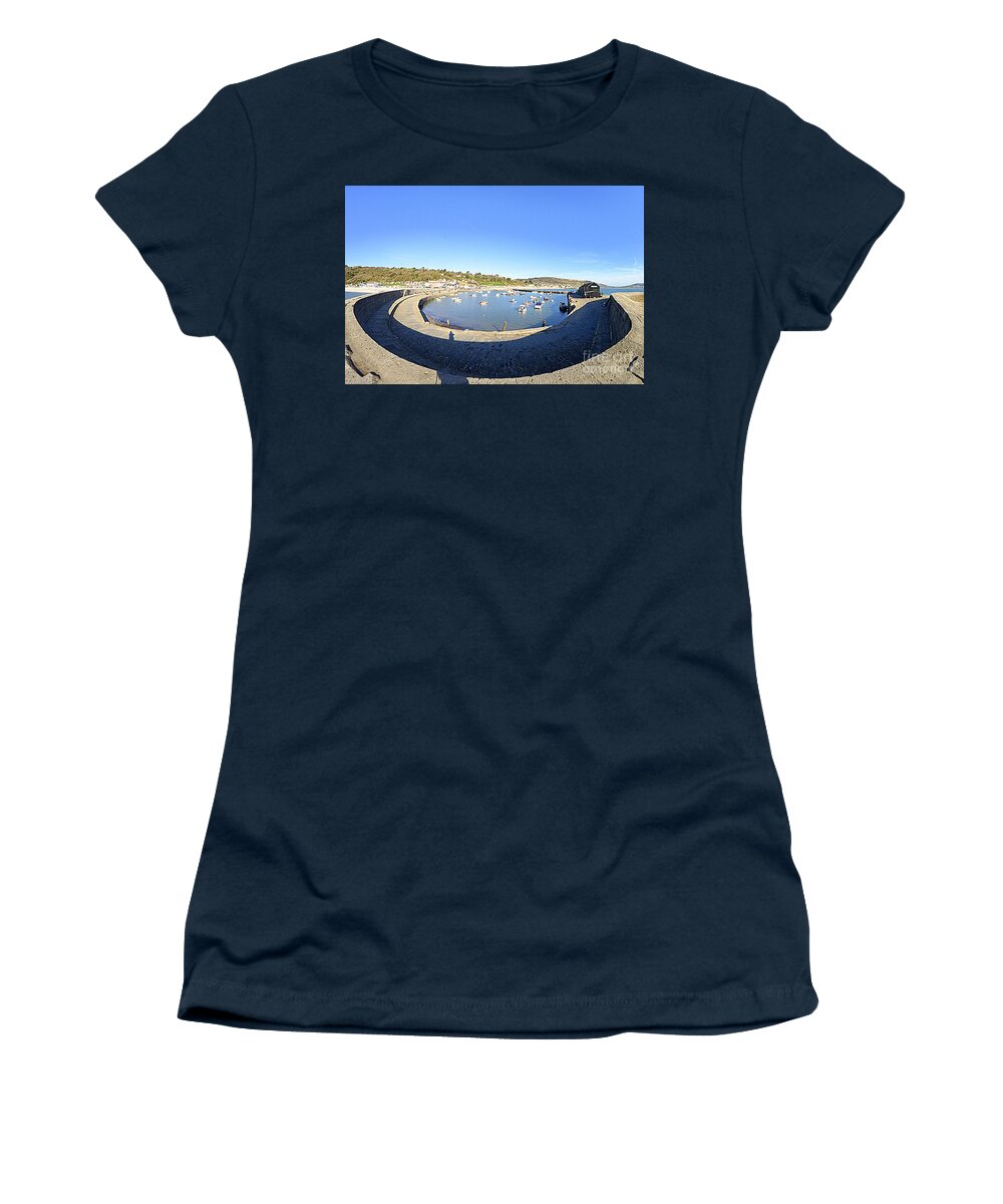 Harbour Women's T-Shirt featuring the photograph Harbour #1 by Andy Thompson