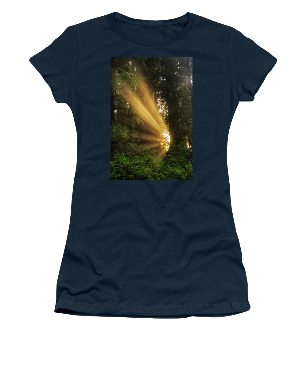 California Women's T-Shirt featuring the photograph Into the Light #1 by Nicki Frates
