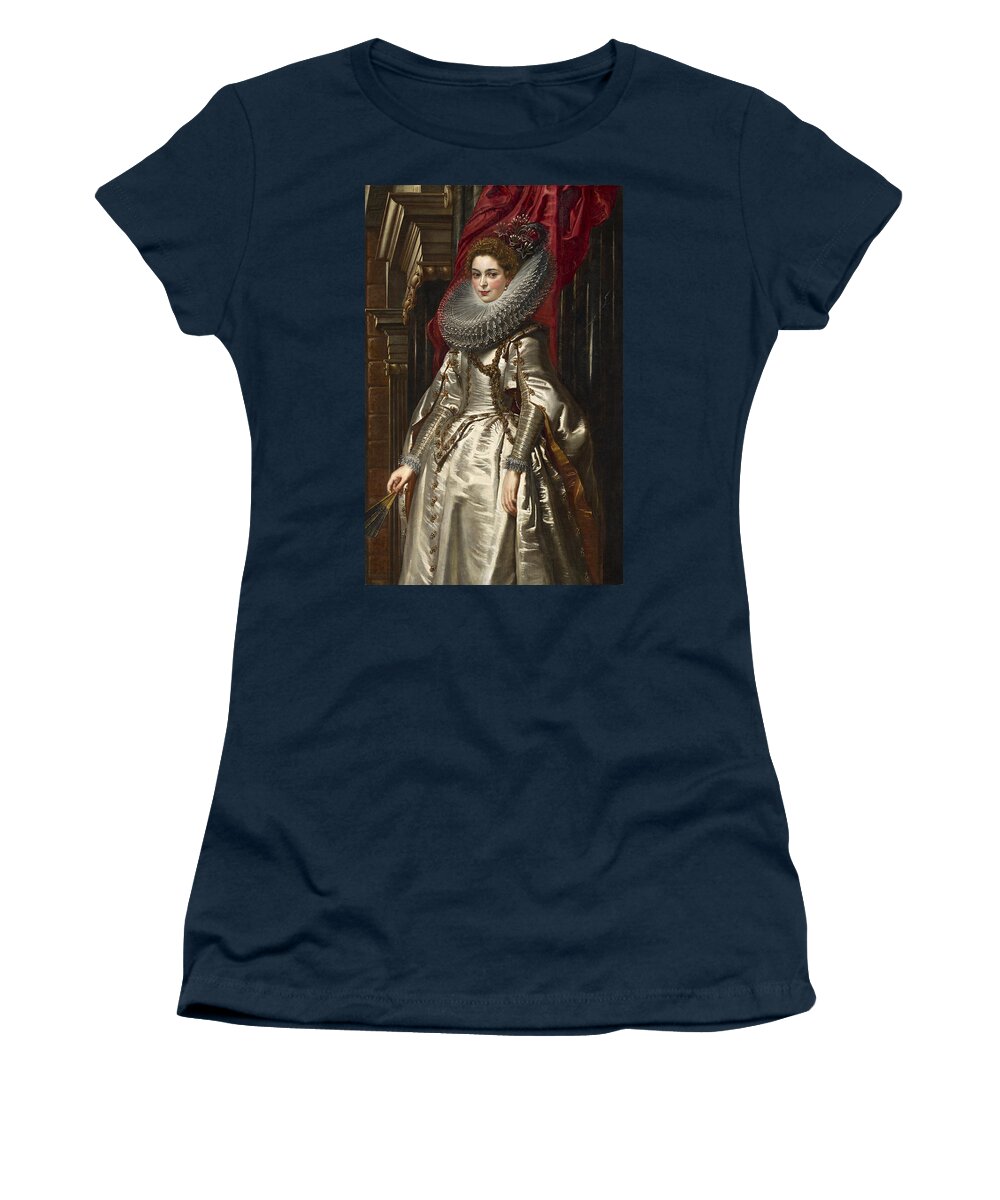 Peter Paul Rubens Women's T-Shirt featuring the painting Marchesa Brigida Spinola Doria #1 by Sir Peter Paul Rubens