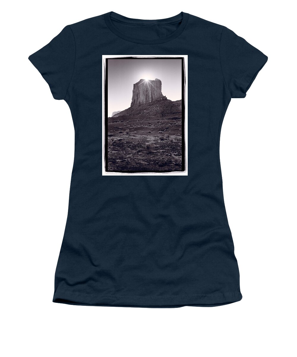 Arizona Women's T-Shirt featuring the photograph Monument Valley Butte Arizona #1 by Steve Gadomski