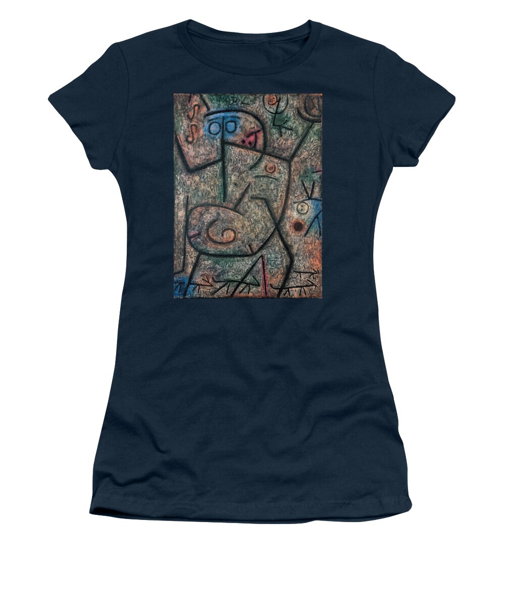 Paul Klee Women's T-Shirt featuring the painting Oh These Rumors #1 by Paul Klee