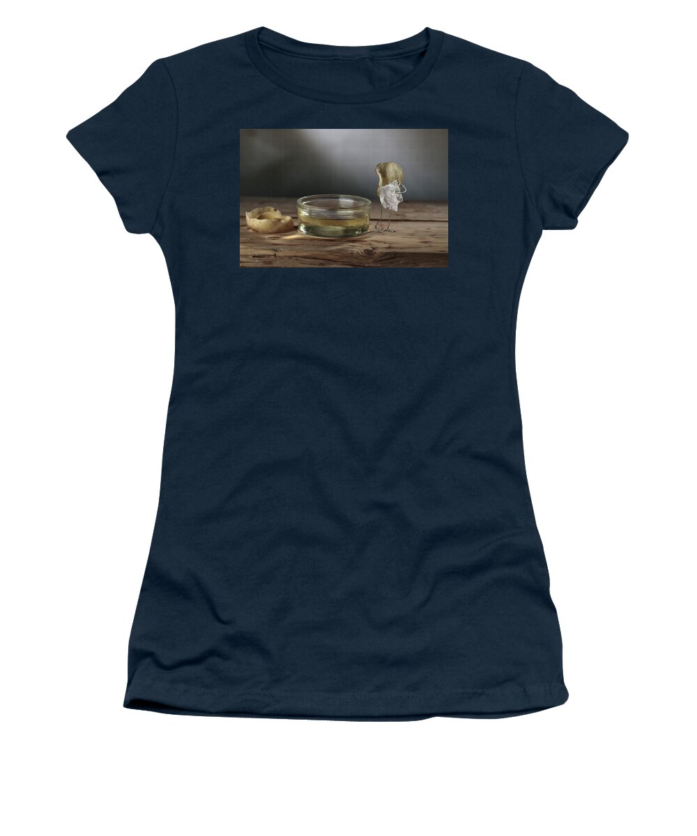 Simple Things Women's T-Shirt featuring the photograph Simple Things - Potatoes #1 by Nailia Schwarz